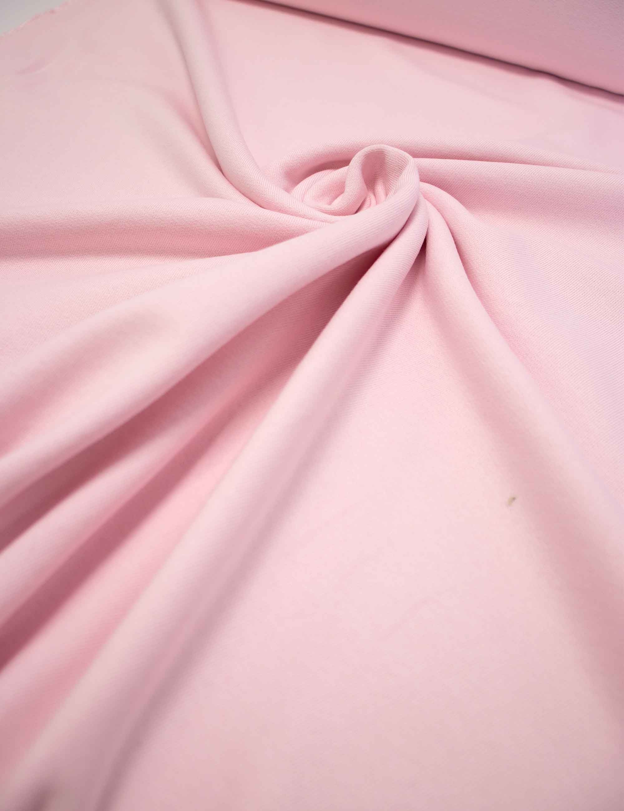 Marshmallow Pink | 100% cotton French Terry | 180 cm wide