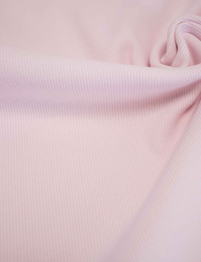 Marshmallow Pink | 2×1 ribbing | 125 cm wide