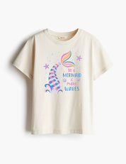 Be a Mermaid & Make Waves - Ocean Dreamers – Strijktransfer – op een T-shirt