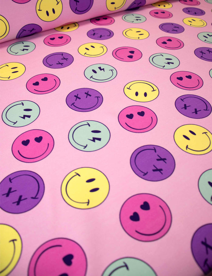 Mixed Moods Pink Pearl | French Terry | 170 cm wide