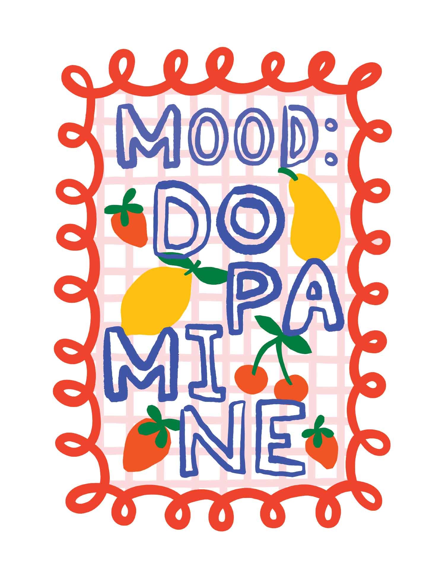 Mood: Dopamine - Juicy Summer Club – Strijktransfer – overzicht