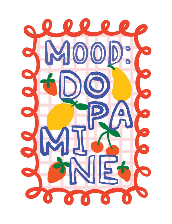 Mood: Dopamine - Juicy Summer Club – Strijktransfer – overzicht