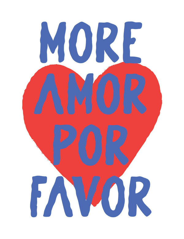 More Amore Por Favor - Hand Drawn – Strijktransfers