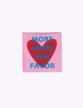 More Amor Por Favor | Woven sew-in label