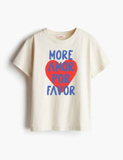 More Amore Por Favor - Hand Drawn – Strijktransfers – op een T-shirt
