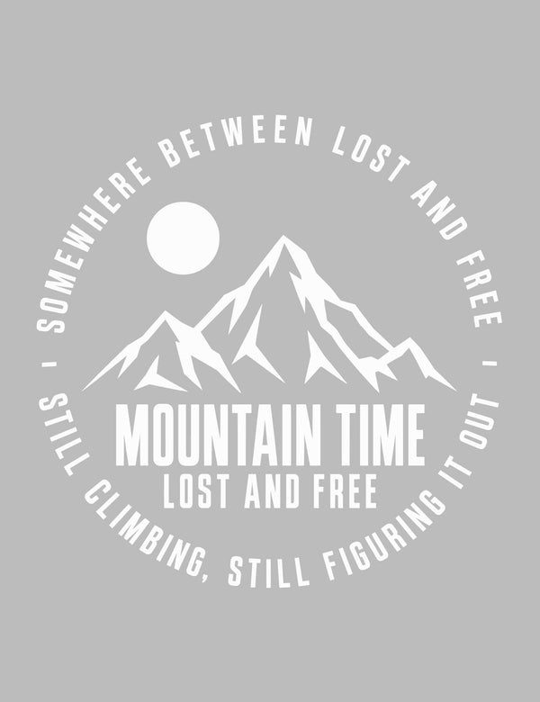 Mountain Time Summit DTF-strijktransfer uit Wild & Free