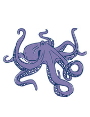 Inky Octopus – Strijktransfer