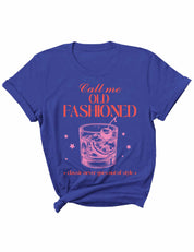 Old Fashioned - Summer Cocktails – Strijktransfer – op een T-shirt