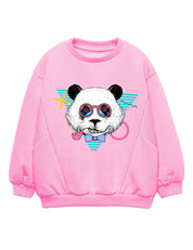 Panda - 90's Animals – Strijktransfers – op een trui