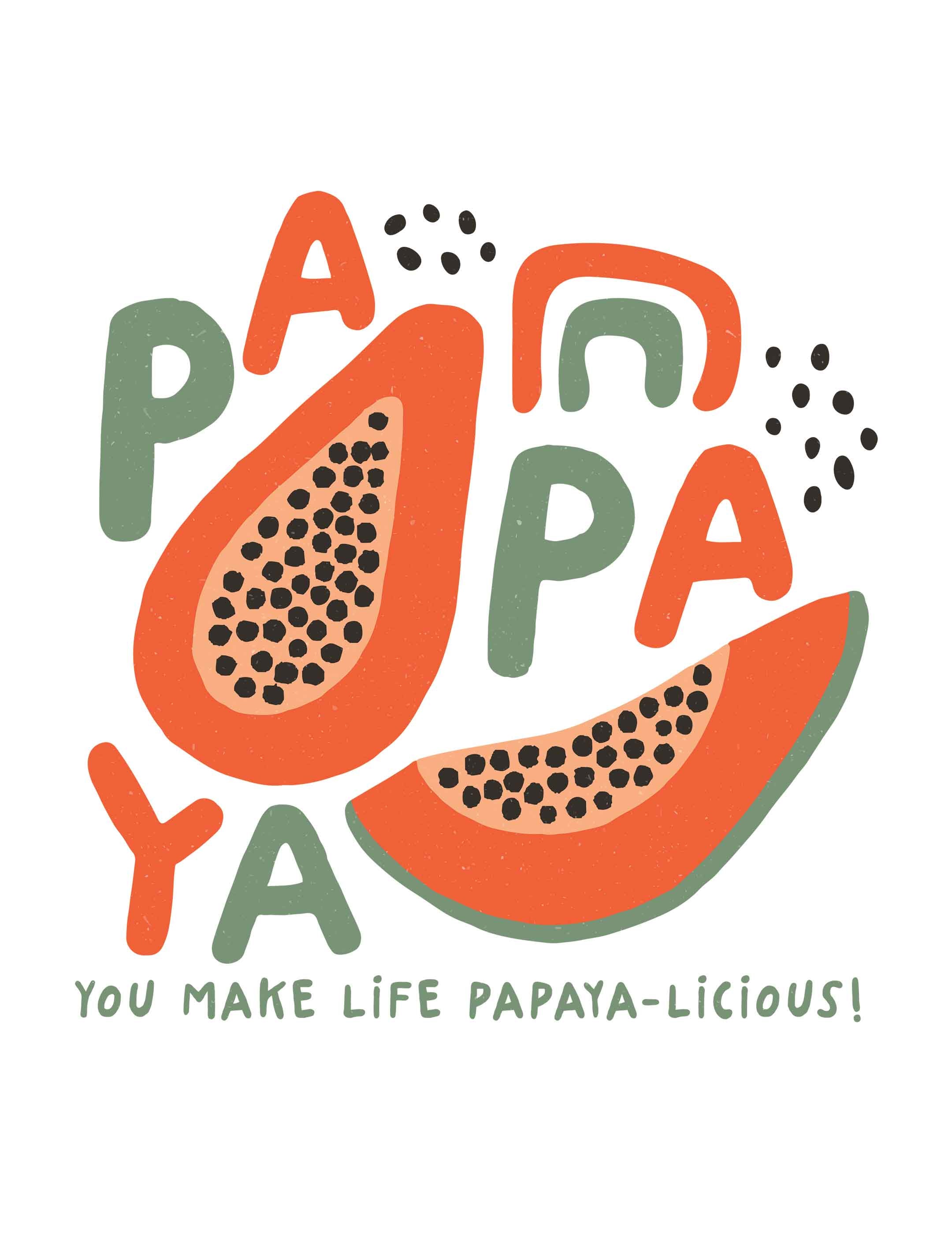 Papaya – Fruit Parade – Strijktransfer