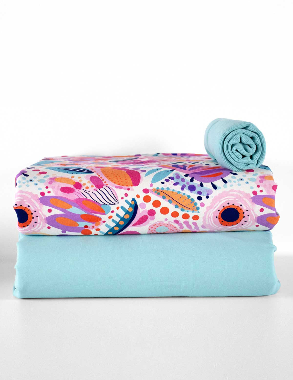 Color Carnival Candy Splash – French Terry stof – 170 cm breed