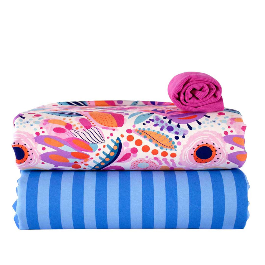 Blue Combi Stripe