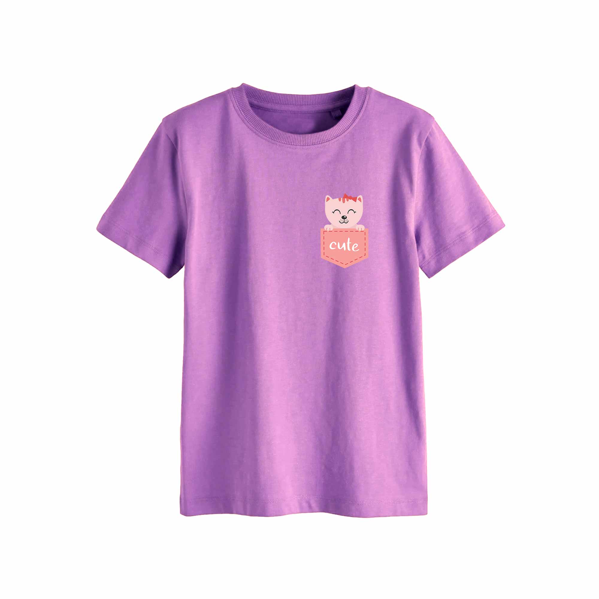 Poes - Pocket Fun – Strijktransfer – op een T-shirt