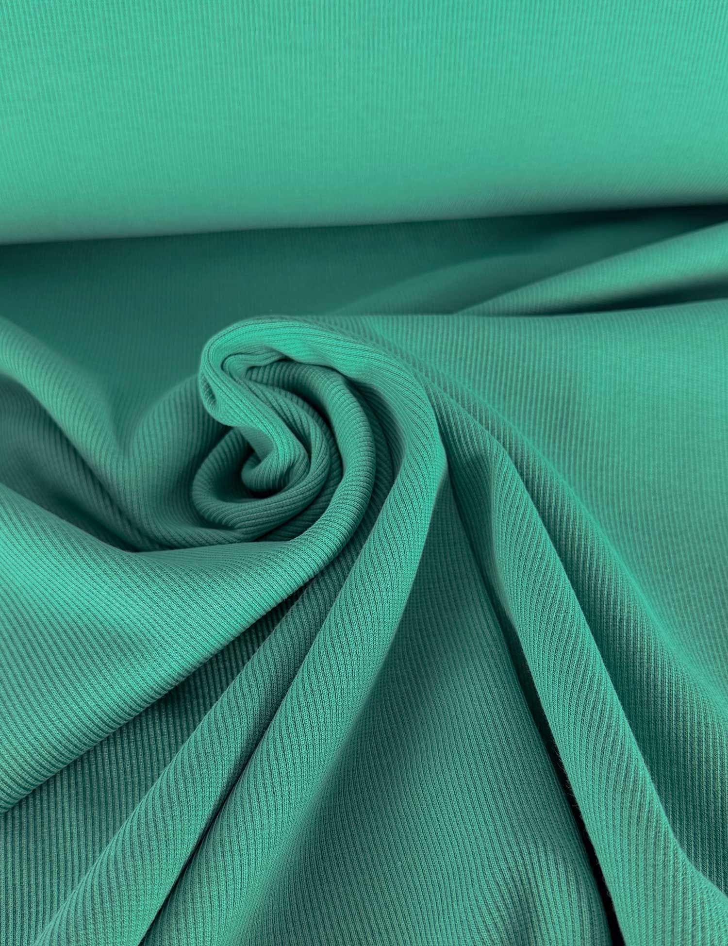 Power Green – 2x1 Rib Boordstof – 125 cm breed