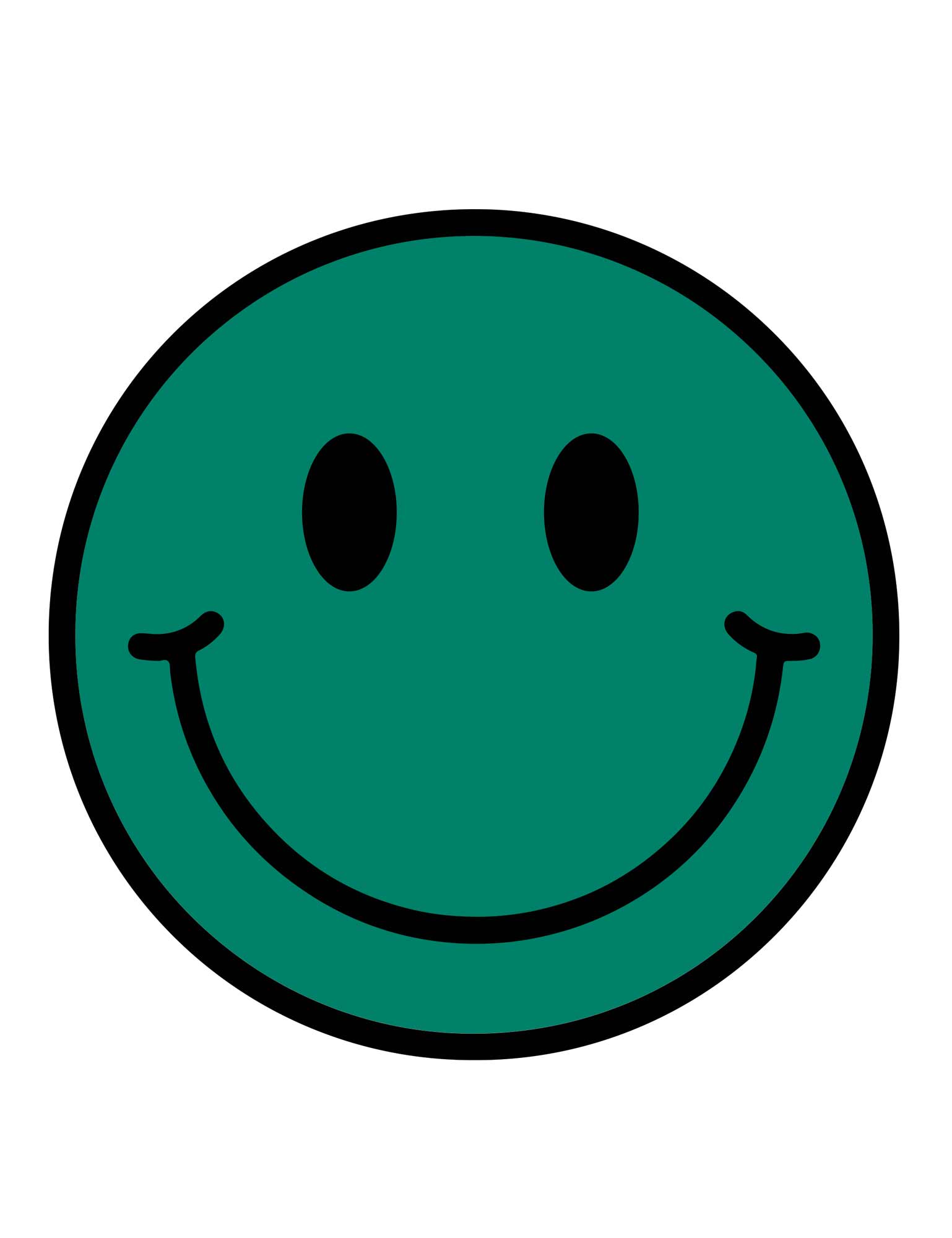 Power Green Smiley – Strijktransfers