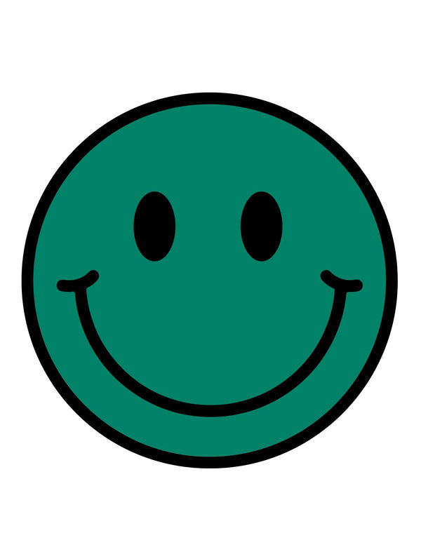 Power Green Smiley – Strijktransfers