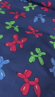 Balloon Dog Rhino Blue | French Terry | 170 cm wide