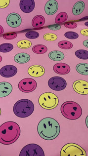 Mixed Moods Pink Pearl | French Terry | 170 cm wide