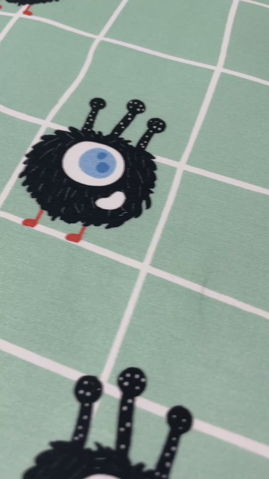 Monster Friends Mint Vibe | French Terry | 170 cm wide