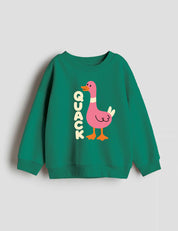 Quack Cutie strijktransfer op een trui – inspiratievoorbeeld