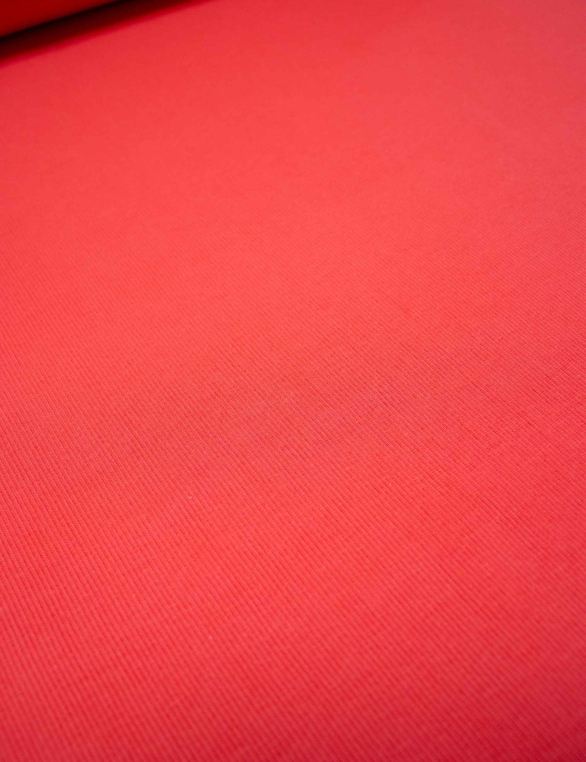 Rebel Red | 2×1 ribbing | 125 cm wide
