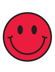Rebel Red Smiley – Strijktransfers