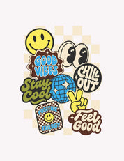 Retro Remix – Good Mood Club – strijktransfer