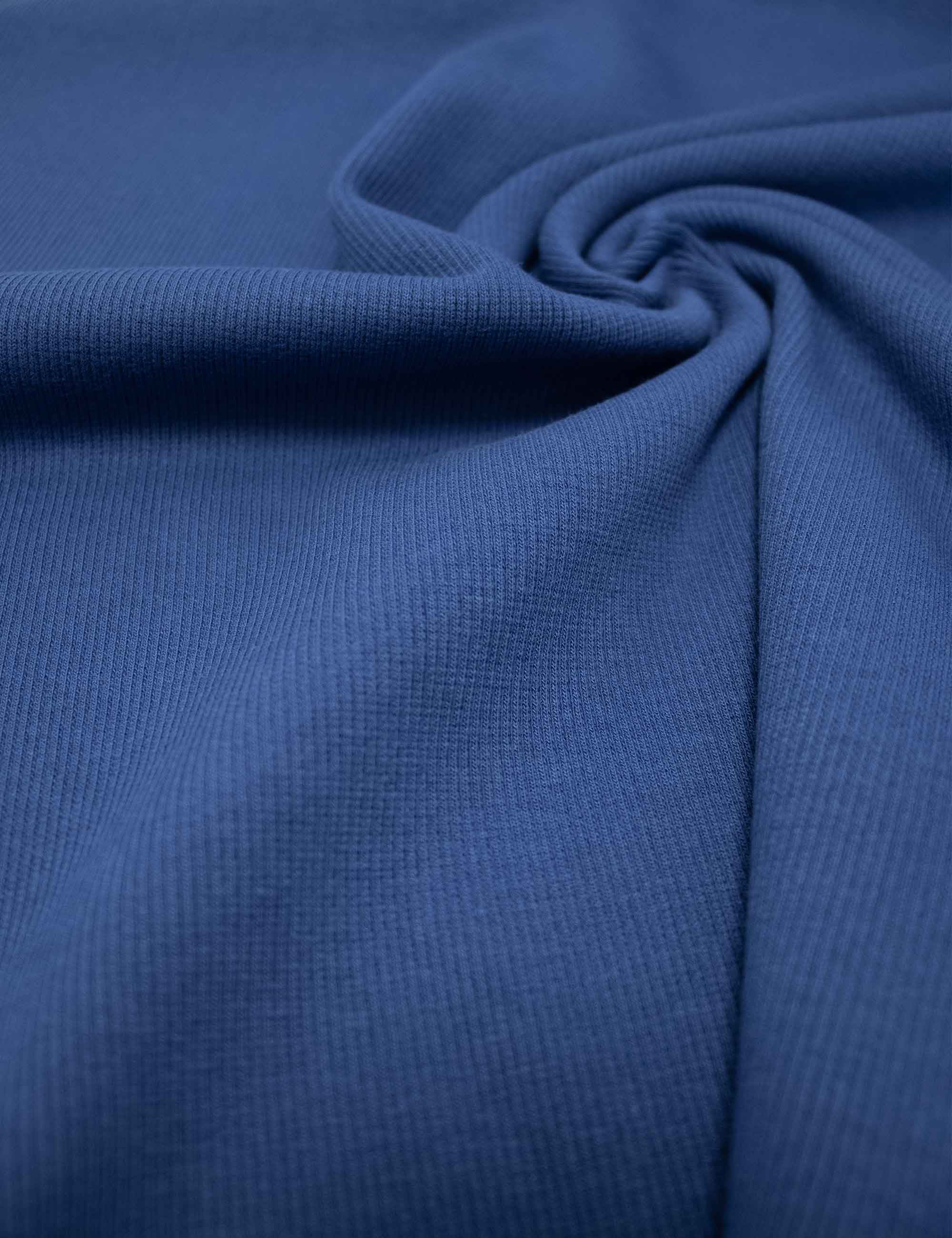 Rhino Blue | 2×1 ribbing | 125 cm wide