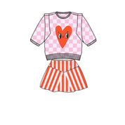 Happy Heart – Strijktransfer – op een trui