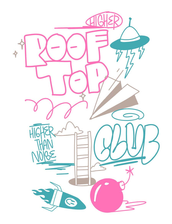 Rooftop L - Urban Noise | Iron-on transfer