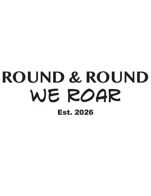 Round & Round We Roar – Strijktransfer
