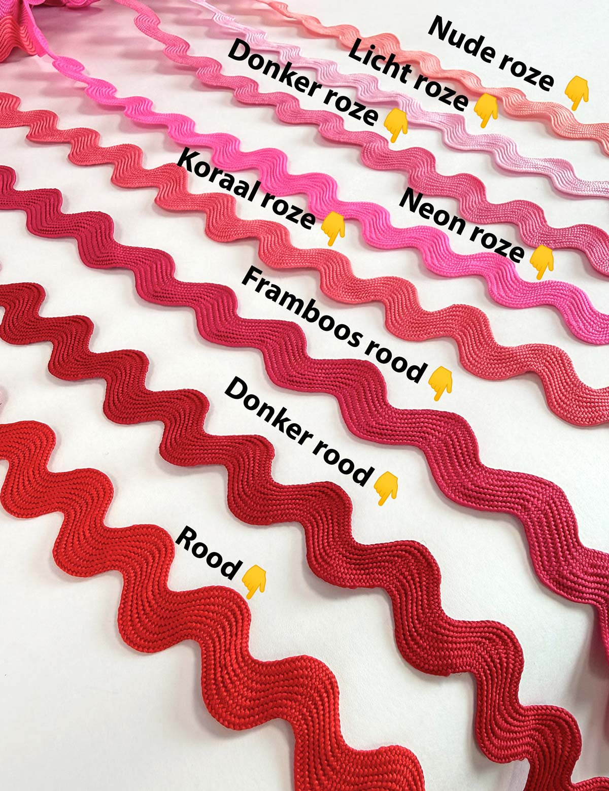 Coral zigzag trim 13 mm