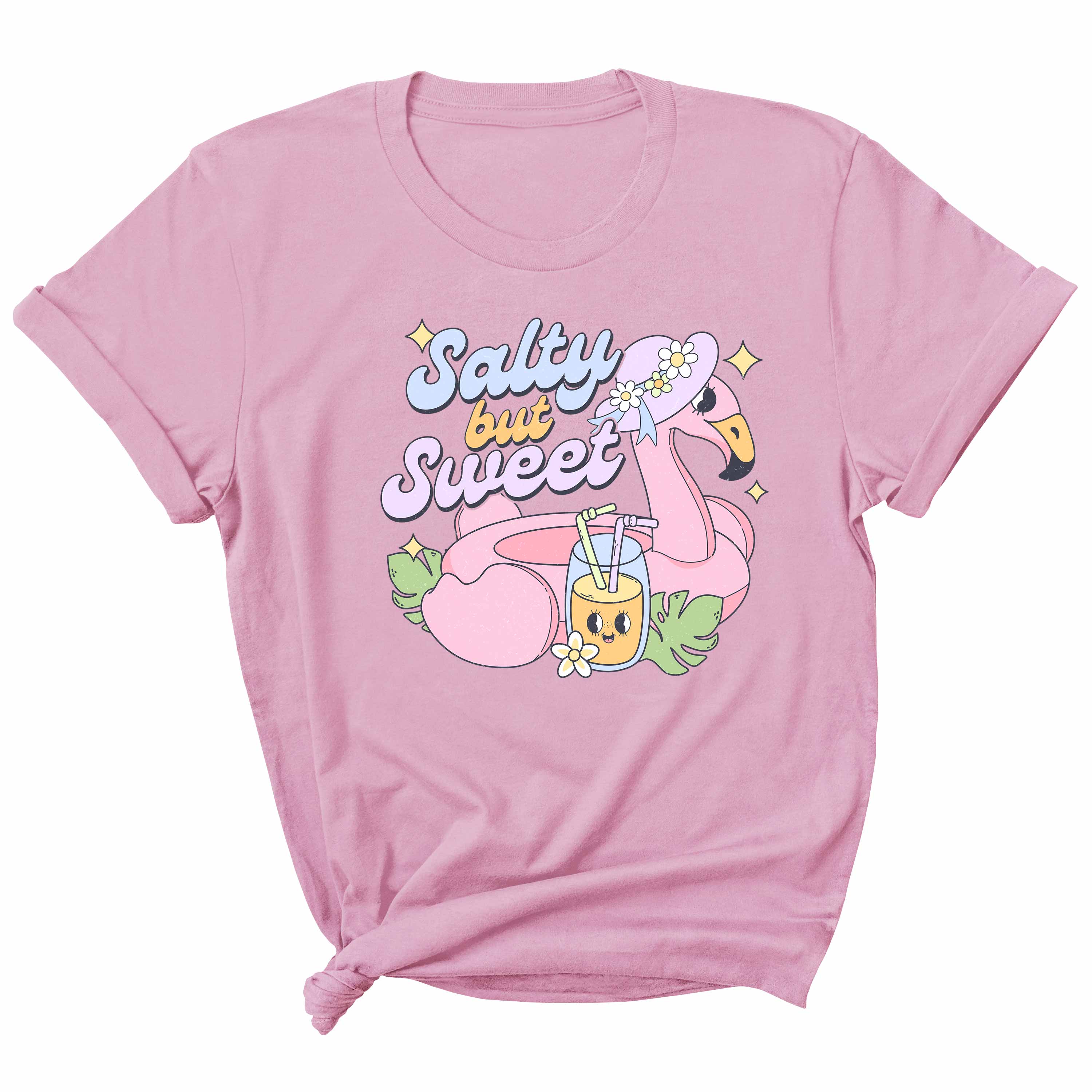 Salty But Sweet - Pink Summer – Strijktransfer