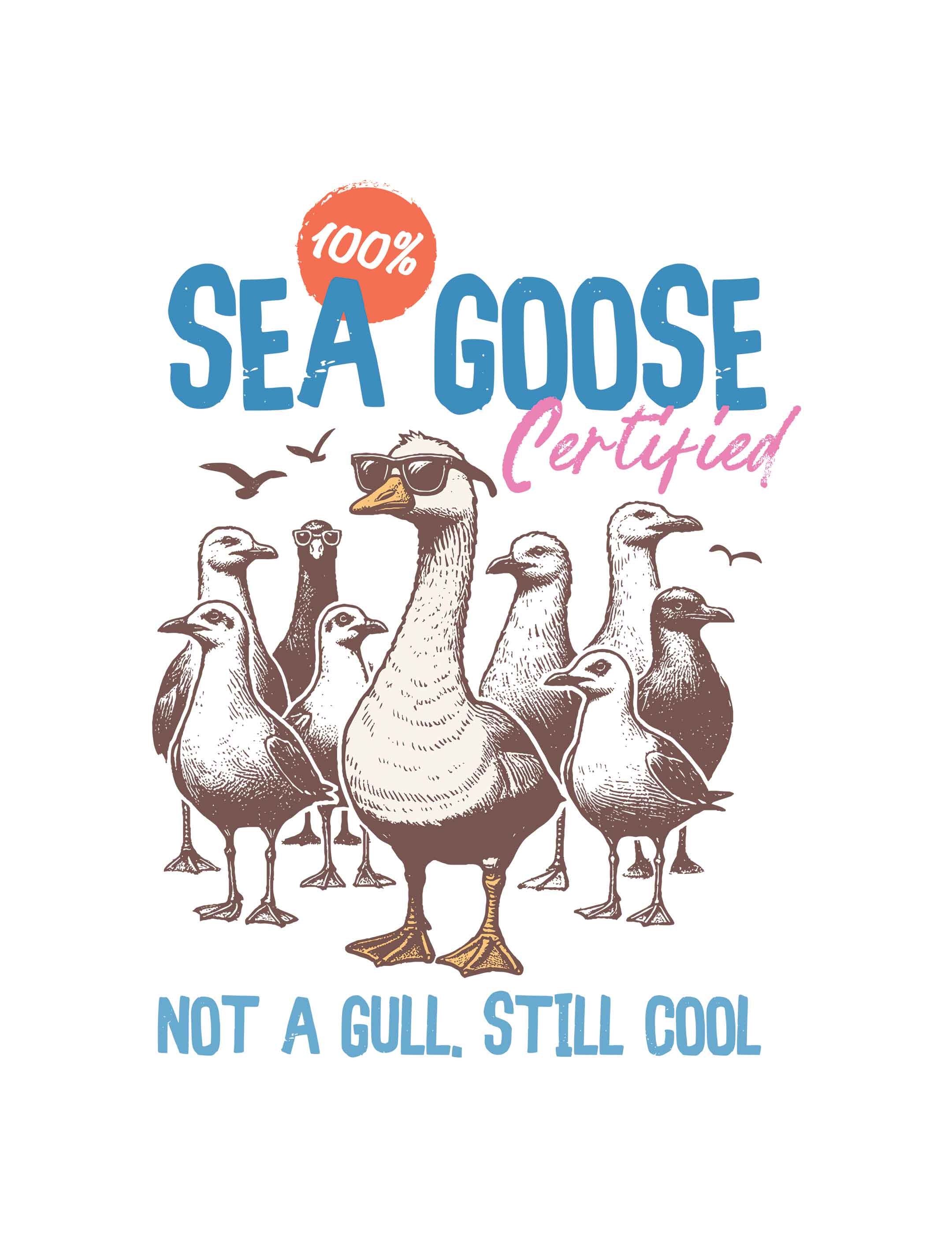Sea Goose Certified – Summer Goose Club – Strijktransfer