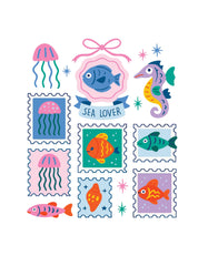 Sea Lover - Ocean Dreamers – Strijktransfer