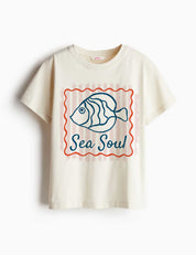 Sea Soul - Saltwater Stories – Strijktransfer – op een T-shirt