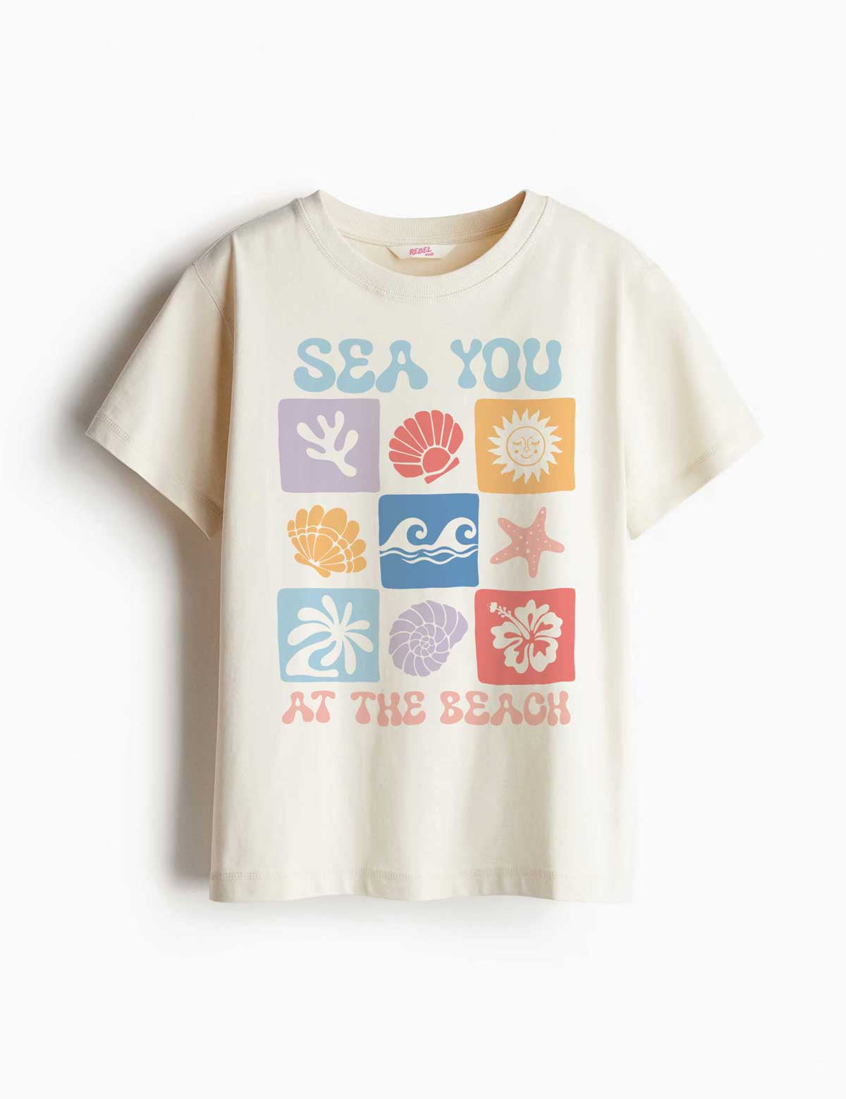 Sea You At The Beach - Salt & Sun Club – Strijktransfer – op een T-shirt