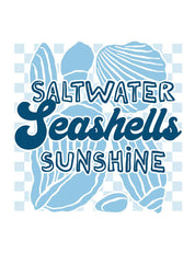 Saltwater Seashells Sunshine - Saltwater Stories – Strijktransfer