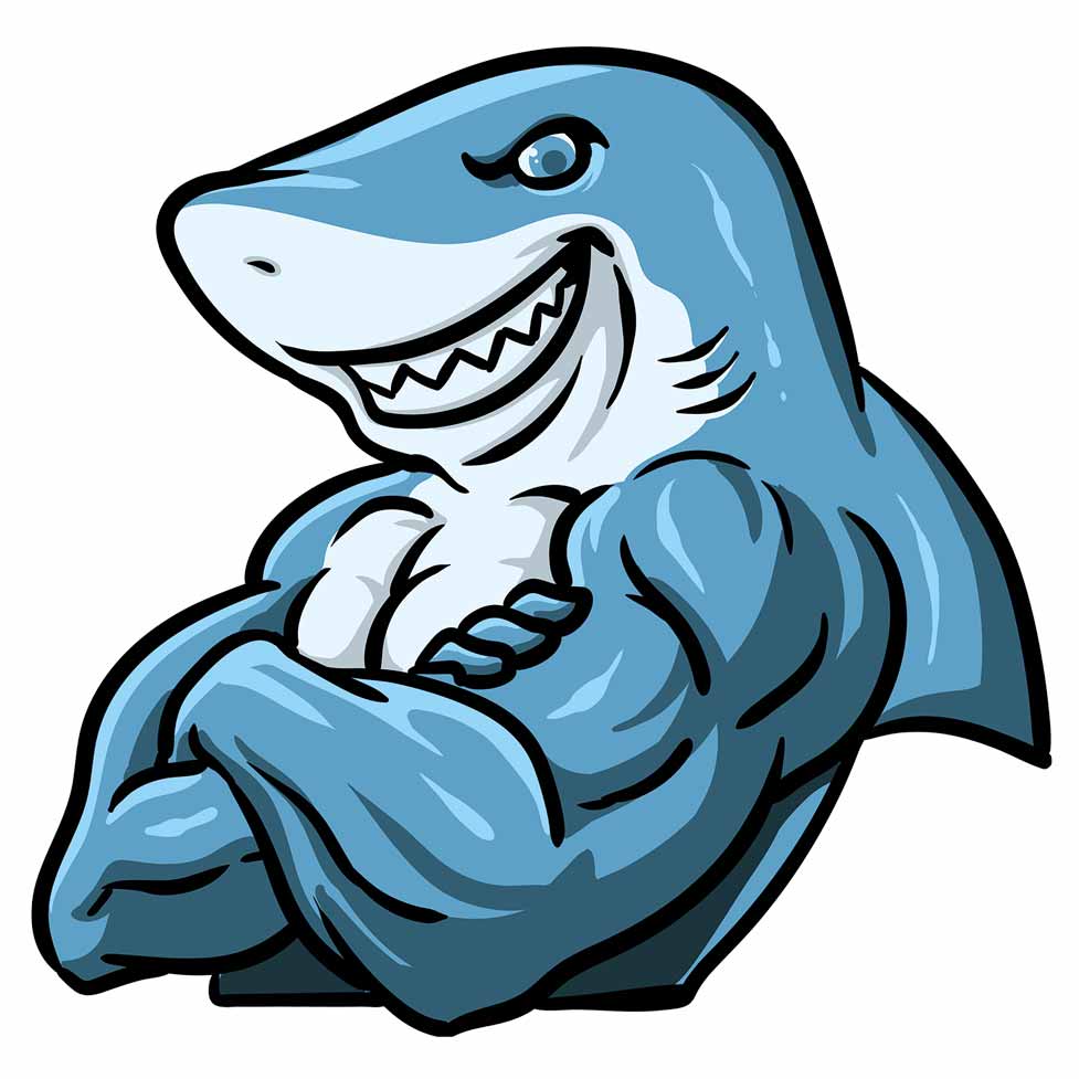 Shark – Strijktransfer