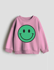 Apple Pop Green Smiley – Strijktransfers – op een trui