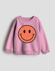 Bittersweet Orange Smiley – Strijktransfers – op een trui