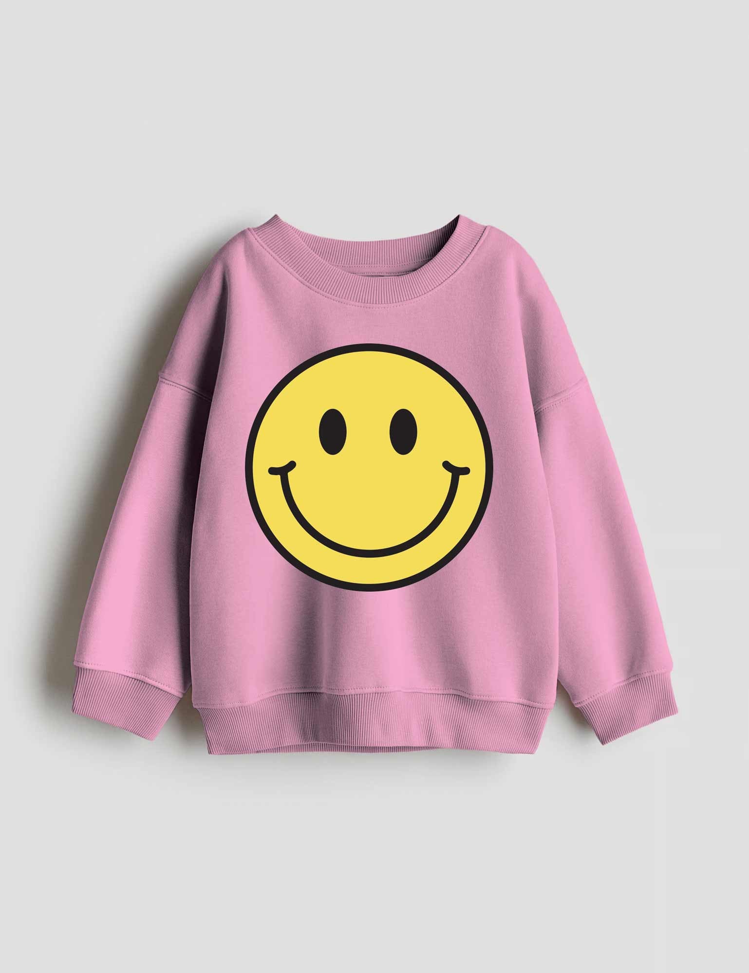 Sunny Buzz Yellow Smiley – Strijktransfers – op een trui