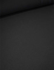 Stofcoupon 40 cm Static Black 100% katoen French Terry
