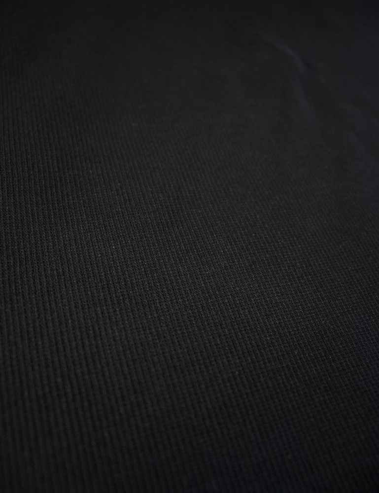 Static Black | 2×1 ribbing | 125 cm wide