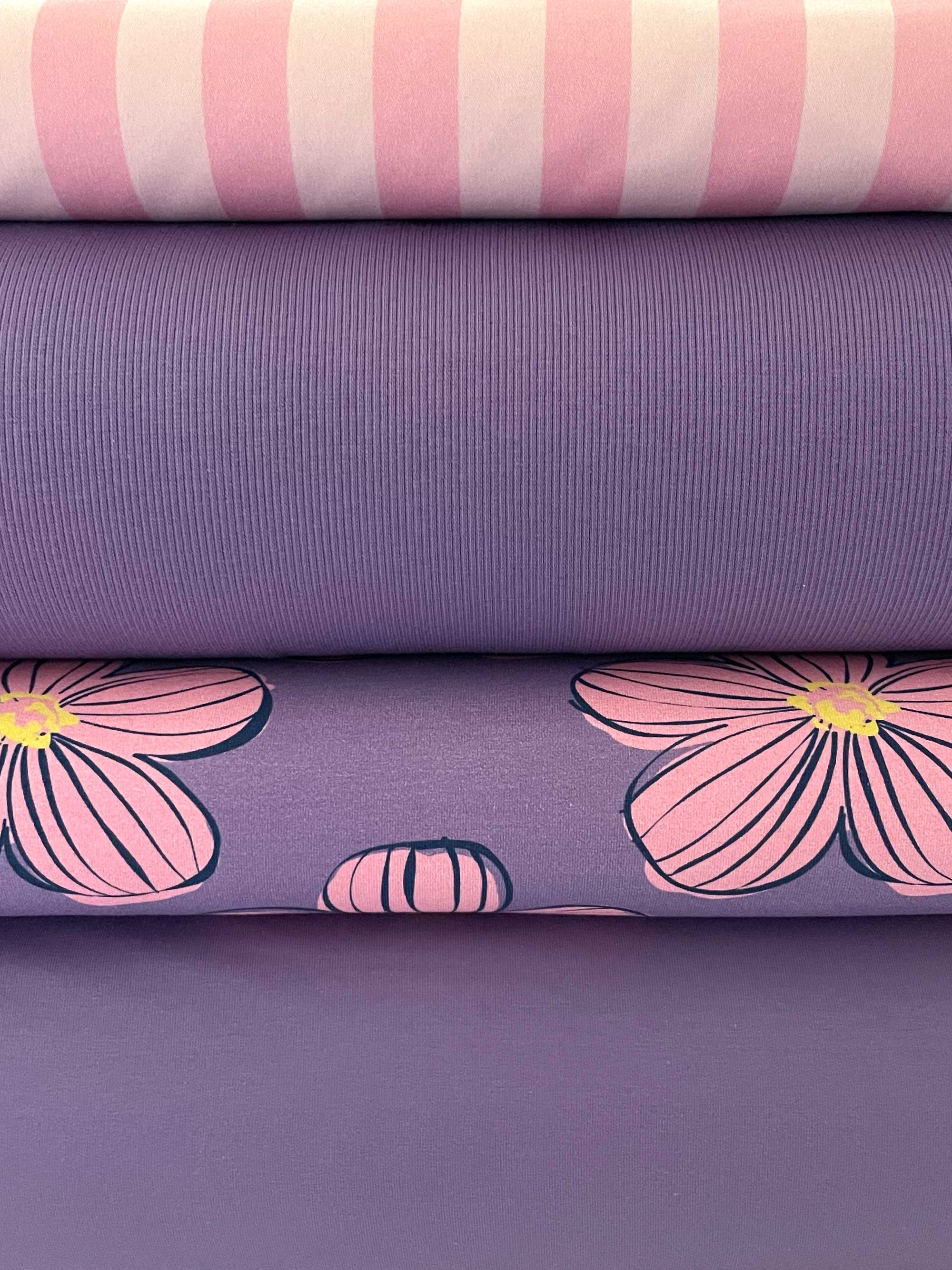 Lavender Purple | French Terry | 180 cm wide
