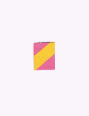 Color Pop - Roze & Geel | Woven sew-in label