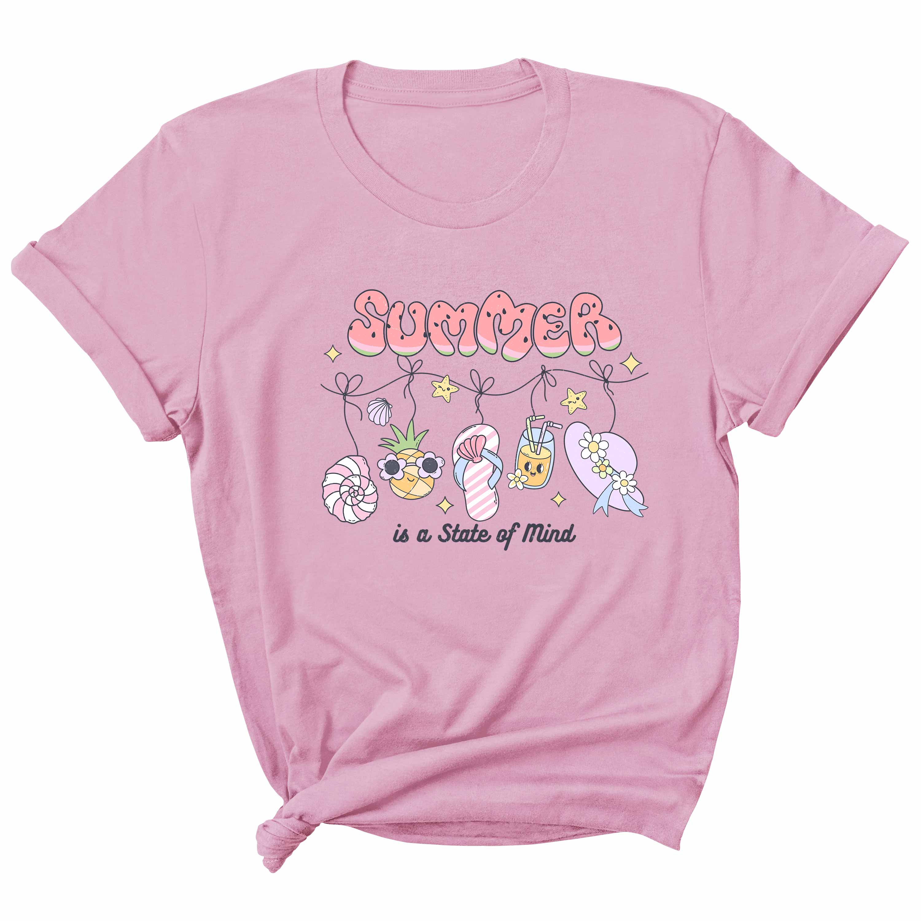 Summer is a State of Mind - Pink Summer – Strijktransfer