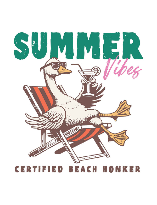Beach Honker – Summer Goose Club – Strijktransfer