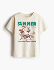 Beach Honker – Summer Goose Club – Strijktransfer – op een T-shirt
