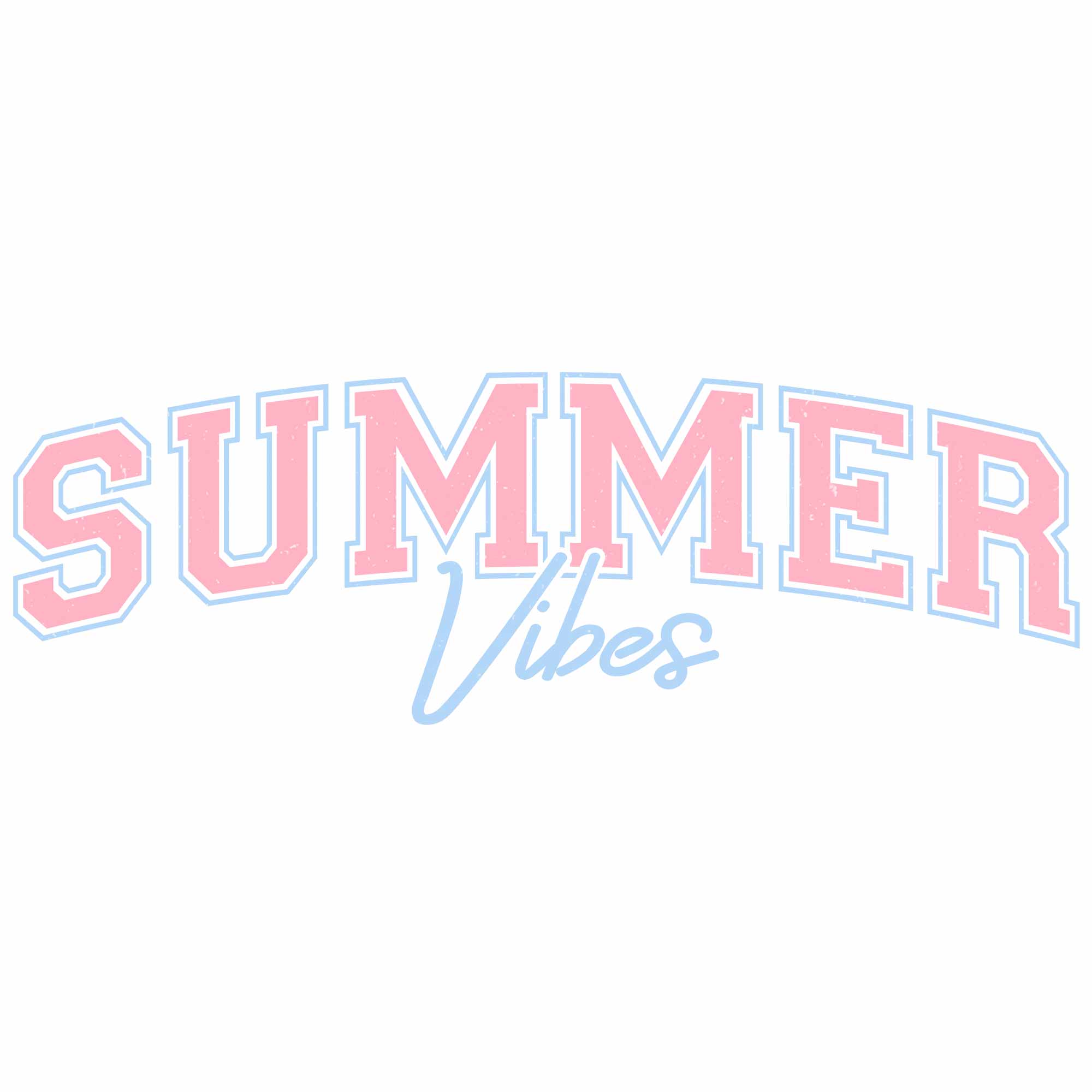 Summer Vibes - Pink Summer – Strijktransfer